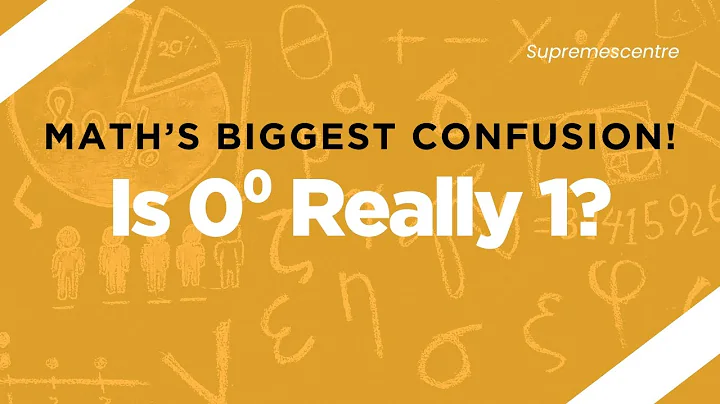 0⁰ Explained Simply | Is Zero Power Zero Undefined?