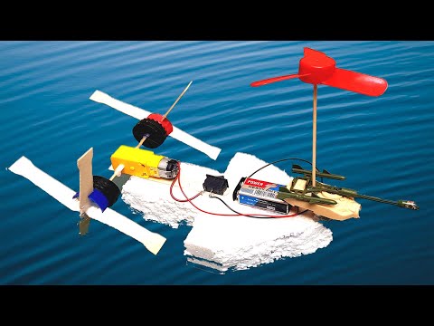 How to Make a Boat Using DC Motor and Popsicle/Ice Cream Sticks | DIY Boat | Mini Boat | Art Craft