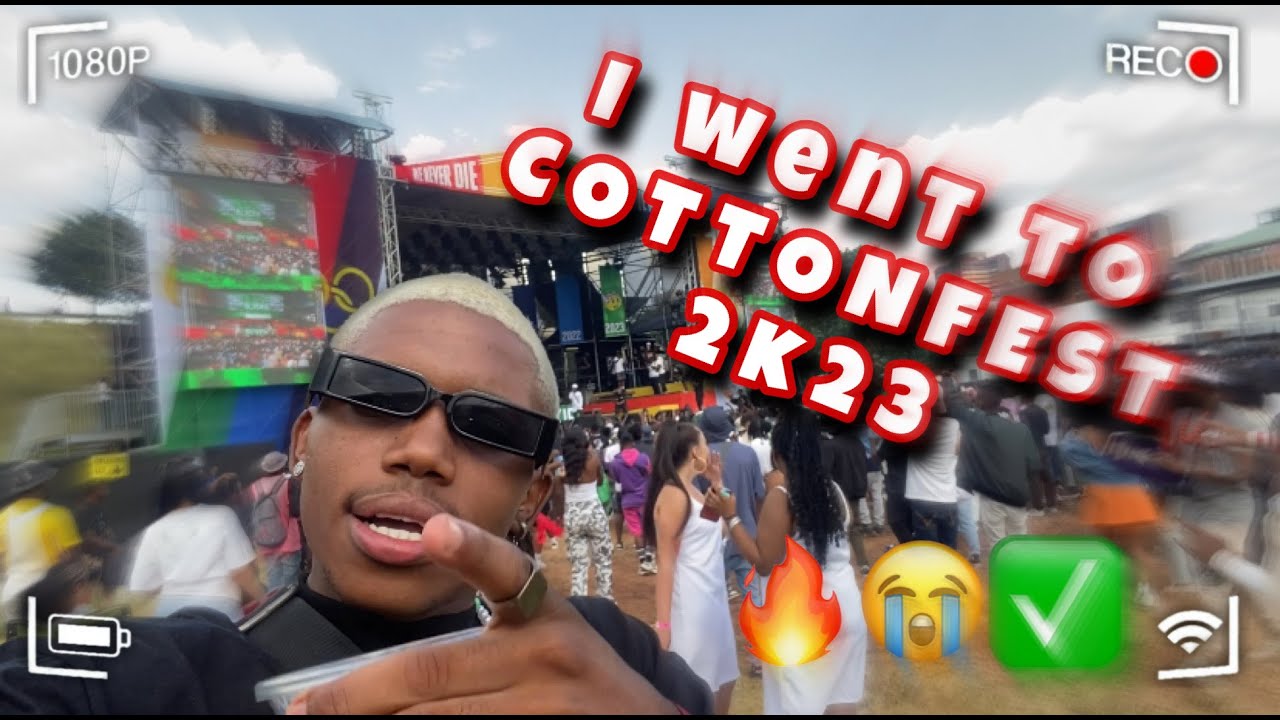 I WENT TO COTTONFEST 2K23 Vlog (South African Youtuber)