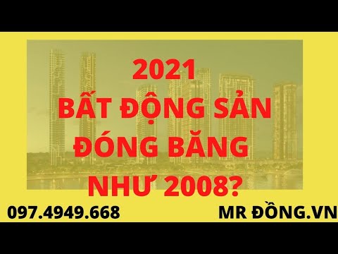 BẤT ĐỘNG SẢN 2021 SẼ ĐÓNG BĂNG NHƯ NĂM 2008? Mr Đồng BDS