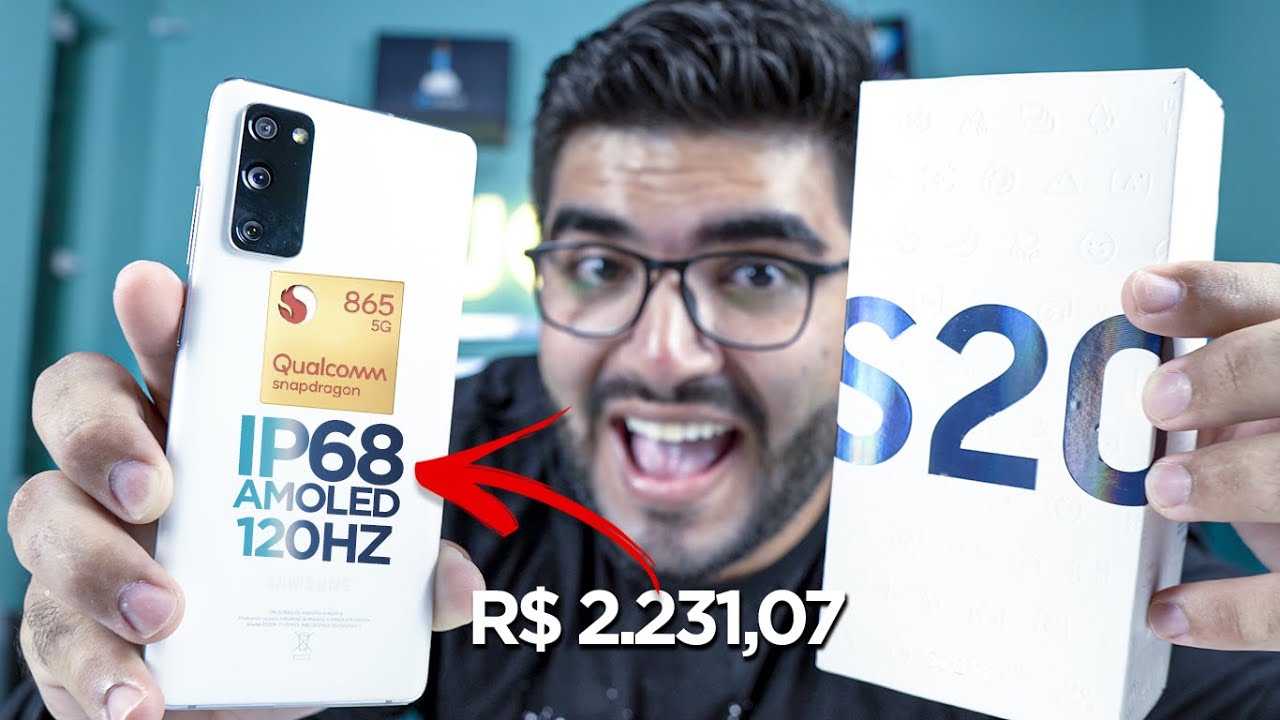 ELE CHEGOU! Galaxy S20 FE SNAPDRAGON! O intermediário MAIS COMPLETO e BARATO de TODOS OS TEMPOS!