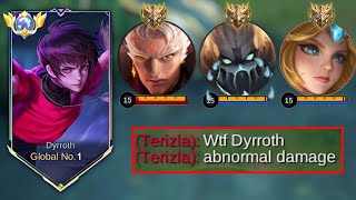 NEW META DYRROTH GUIDE TO DOMINATE META HERO IN EXP LANE🔥DYRROTH BEST BUILD 2023