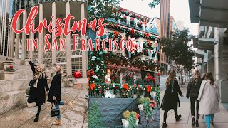 Christmas Lights Drive-Thru \& Visiting San Francisco | Vlogmas Week 3