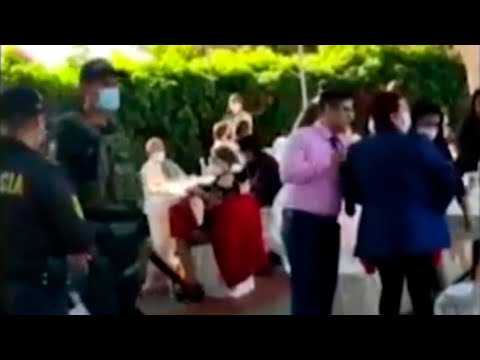 PNP intervino local donde se celebraba un matrimonio