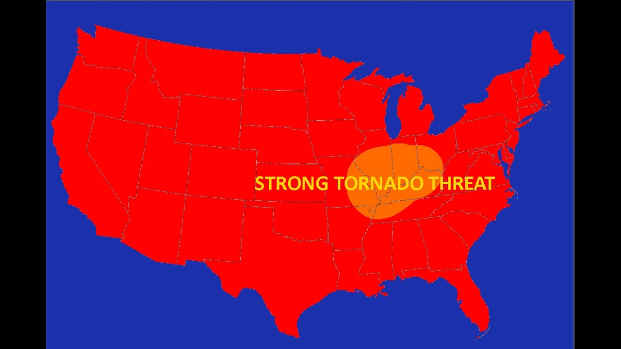 ⚠️LIVE SEVERE WEATHER + STRONG TORNADO THREAT⚠️ - YouTube