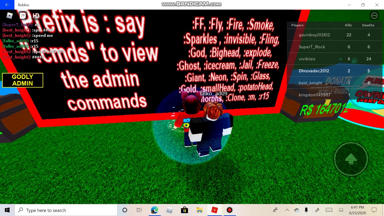 FREE ADMIN Game In Roblox - YouTube