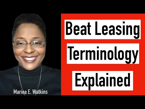 Beat Leasing Terminology Explained