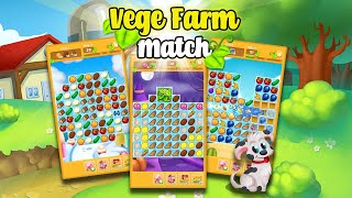 Vege Farm Match - Collect Vegetables & Fruits screenshot 4