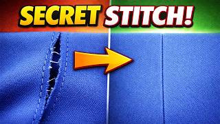 How to Sew Invisible Stitch by Hand🪡🧵(Clean &amp; Professional Finish)