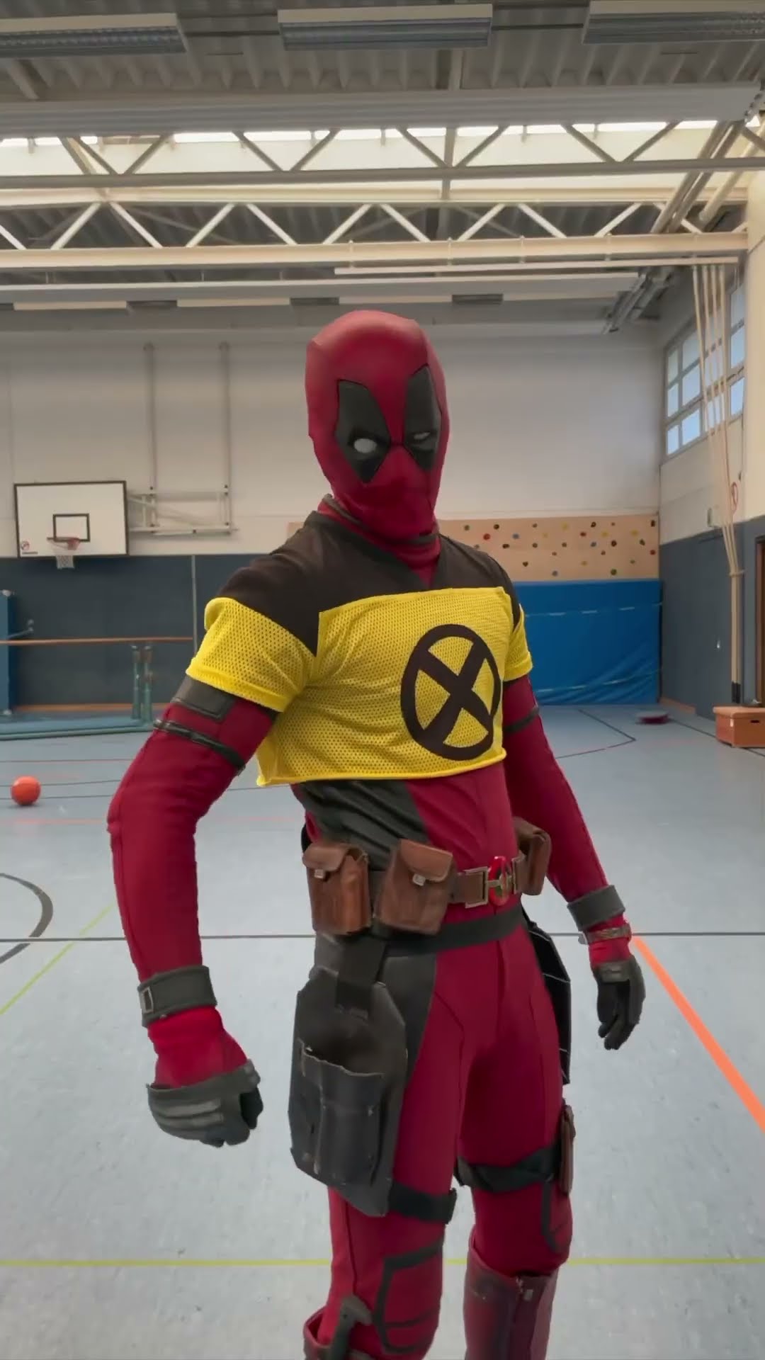 WaTa challange with SpiderGwen \u0026 Deadpool #shorts