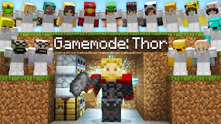 Minecraft Manhunt but i'm THOR...