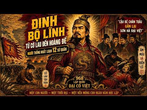 Đinh Bộ Lĩnh Và Hành Trình Dẹp Loạn 12 Sứ Quân | Từ Cậu Bé Cờ Lau Đến Hoàng Đế Đại Cồ Việt