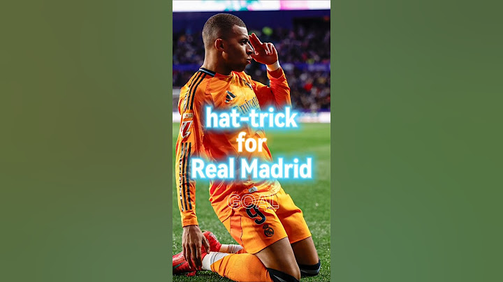 Kylian Mbappe hat-trick for Real Madrid