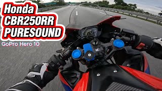 Honda CBR250RR + Project 79 Exhaust Pure Sound | GoPro Hero 10 [4K]