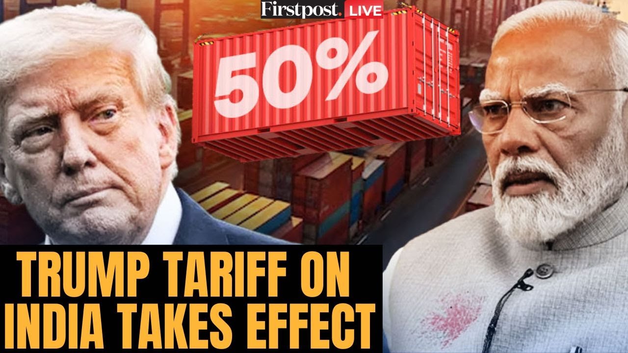 Trump Tariff LIVE: Trump 50% Tariff on India Takes Effect; PM Modi ...