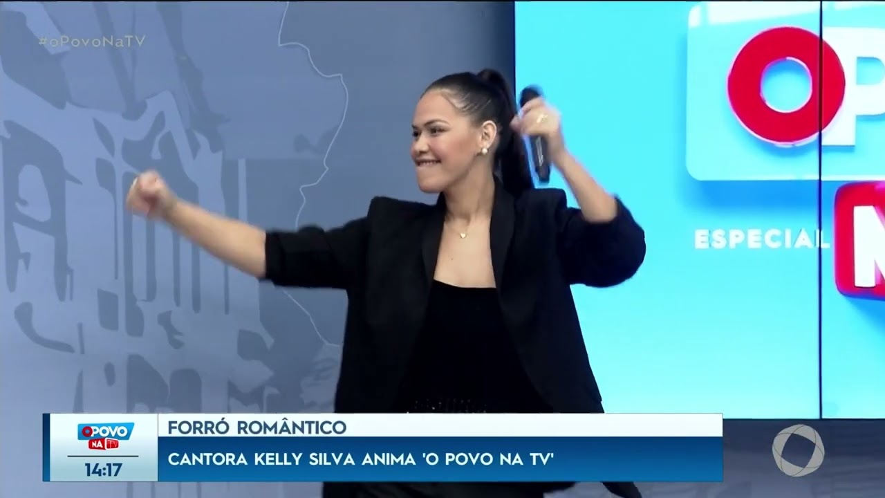 Cantora Kelly Silva anima programa de hoje- O Povo na TV