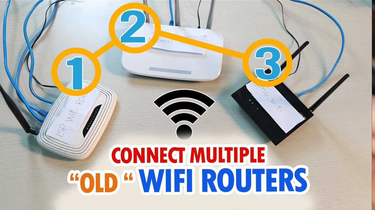 to connect multiple WiFi routers and Expand WiFi signal (Step by step) - YouTube