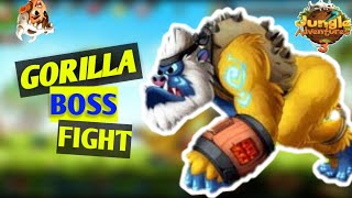 Gorilla Boss Fight - Jungle Adventures 3 | Level 1-5 | Gameplay Walkthrough | (Android & iOS) screenshot 4