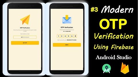 #3 OTP Verification using firebase in Android Studio Complete Tutorial [2021]