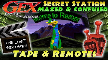 Remotes & Secret Tape! | Mazed & Confused - Secret Station | Gex: Enter the Gecko