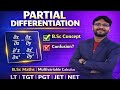 Partial Derivatives | Multivariable Calculus | B.Sc | LT TGT PGT | NET JET#mathszone