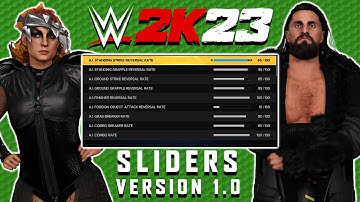 Realistic Ai Vs Ai! | WWE 2K23 Gameplay Sliders | In-Depth Look | @checxmatefgc Sliders