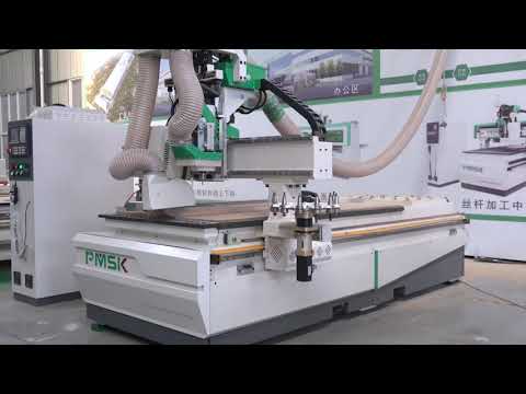 Wood CNC router with saw blade for solid wood cutting [GETE] 品脉数控