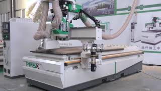 Wood CNC router with saw blade for solid wood cutting [GETE] 品脉数控 screenshot 5