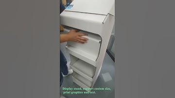 The Assembly Process Of Our Cardboard Displays(white cardboard can be customized)