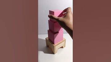 Satisfying stacking blocks?! #shorts #satisfying #asmr