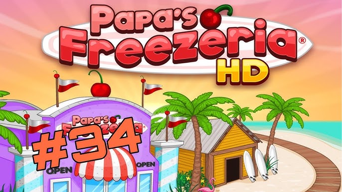 Papa's Freezeria HD Day 83 New Customer Big Pauly Customer Cravings Mini  Game 