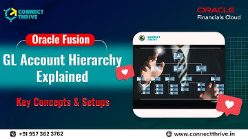 Oracle Fusion GL Account Hierarchies | Oracle General Ledger Account Hierarchy | #connectthrive