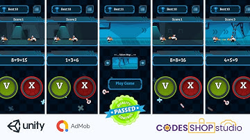 Creazy Math | Math | Unity source code | 100% tested