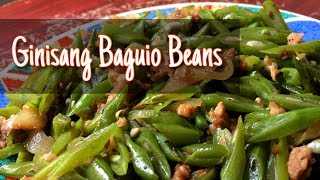 Ginisang baguio beans | filipino food