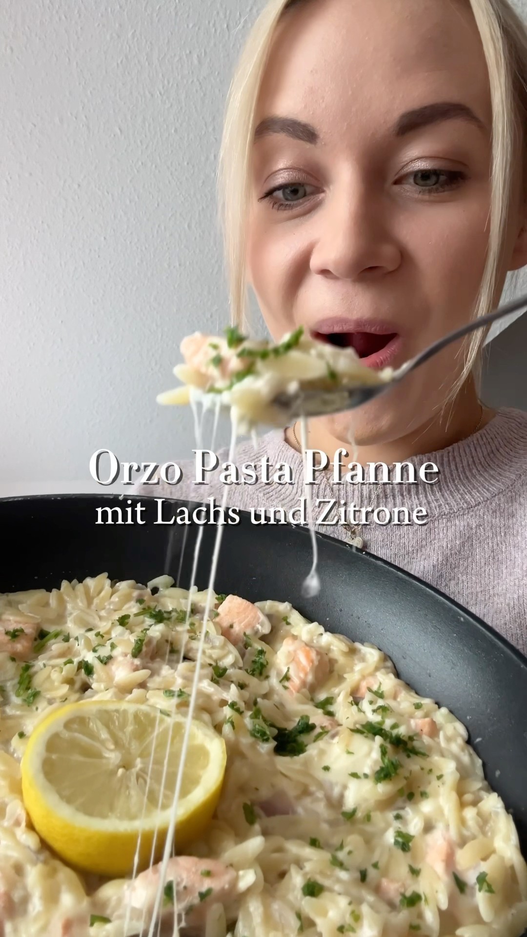 Orzo Pasta Pfanne 😍 #orzo #pasta #food #abnehmen #rezept #food #fitness ...