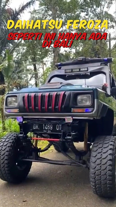 Modifikasi Unik Daihatsu Feroza Khas Bali❗