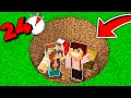 24H W DZIURZE CHALLANGE W MINECRAFT?! GPLAY & LUMI