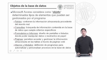 Microsoft Access - Creación de una base de datos | 3/33 | UPV
