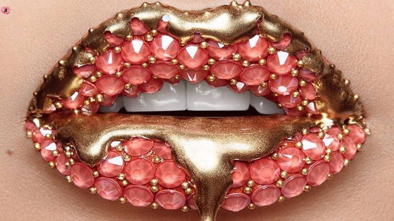 17 Best Lip Art & Nail Art Ideas 3D 2018 - YouTube