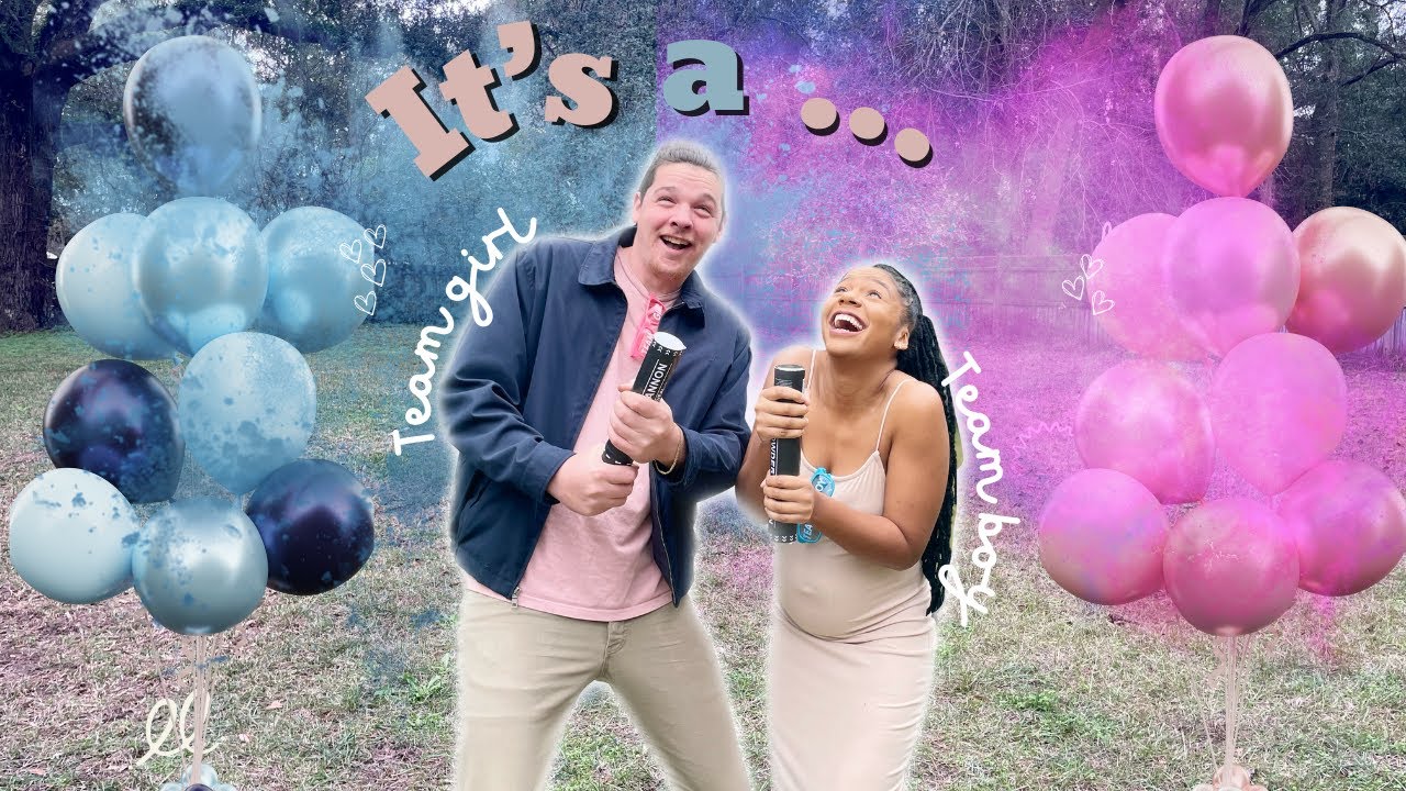 Gender Reveal vlog |prep with me|DIY gender reveal💗💙