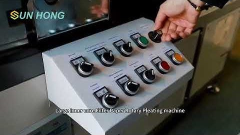 Full Auto Rotary Type Pleating Machine for Oil Air Filter Paper