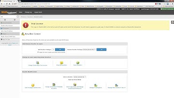 How to: Create a Reseller Account in WHM/cPanel