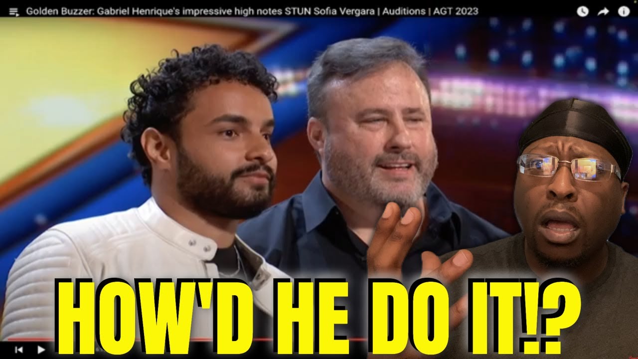 HIP HOP Fan REACTS To Gabriel Henrique's IMPRESSIVE High Notes STUN Sofia Vergara (Golden Buzzer)