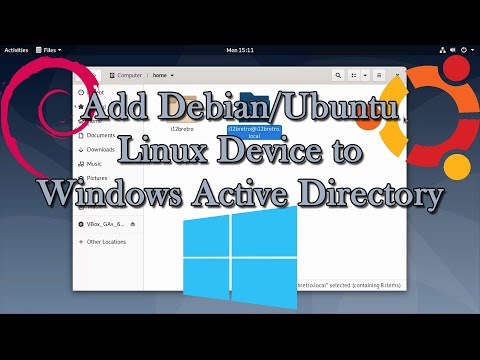 Add Debian/Ubuntu Linux Device to Windows Active Directory