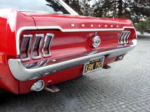 1968 Ford Mustang V8 J Code Luxury Interior Sehr Schoner