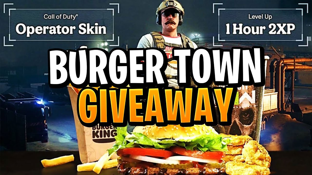 MW2 Burger Town Skin Giveaway! YouTube