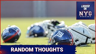 New York Giants: Five Random Thoughts