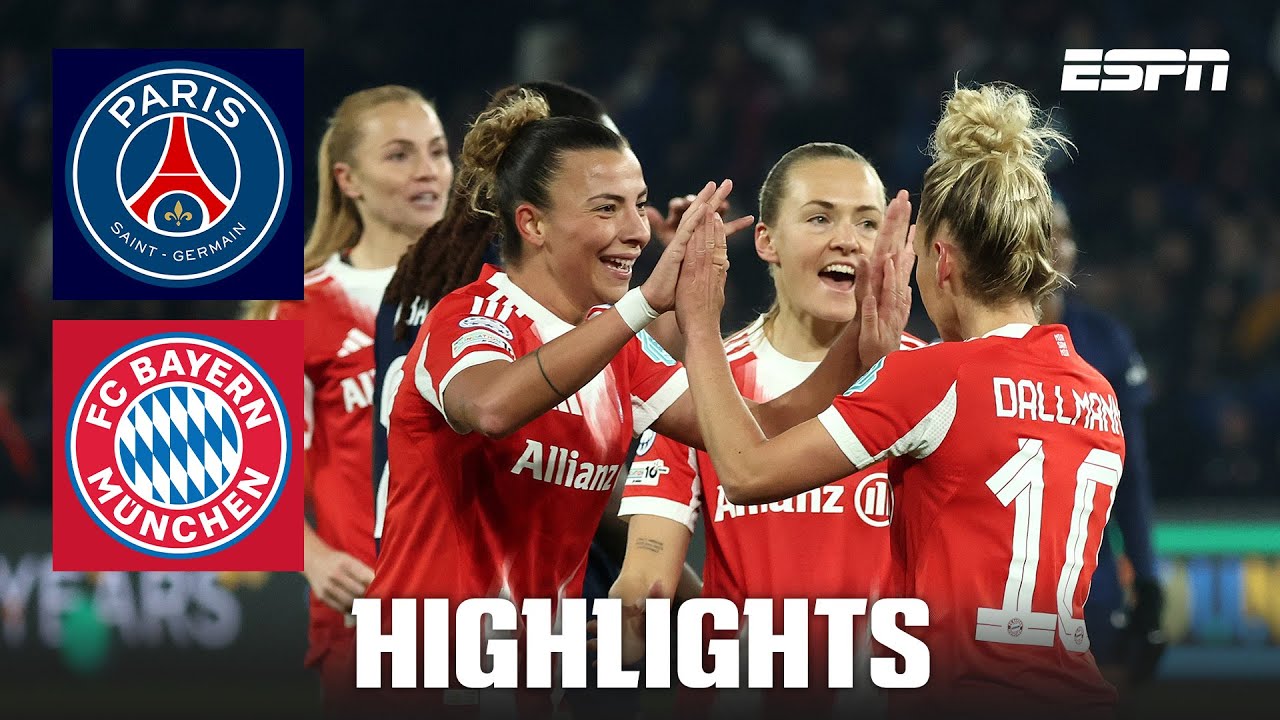 Bayern Munich come from behind to keep PSG winless | UEFA Women's Champions League Highlights
