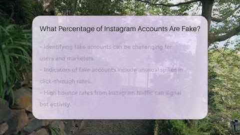 What Percentage of Instagram Accounts Are Fake? - Everyday-Networking