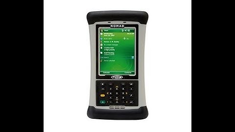 University of Kentucky CE 211 Spectra Precision  Nomad 900 Data Collector Instruction